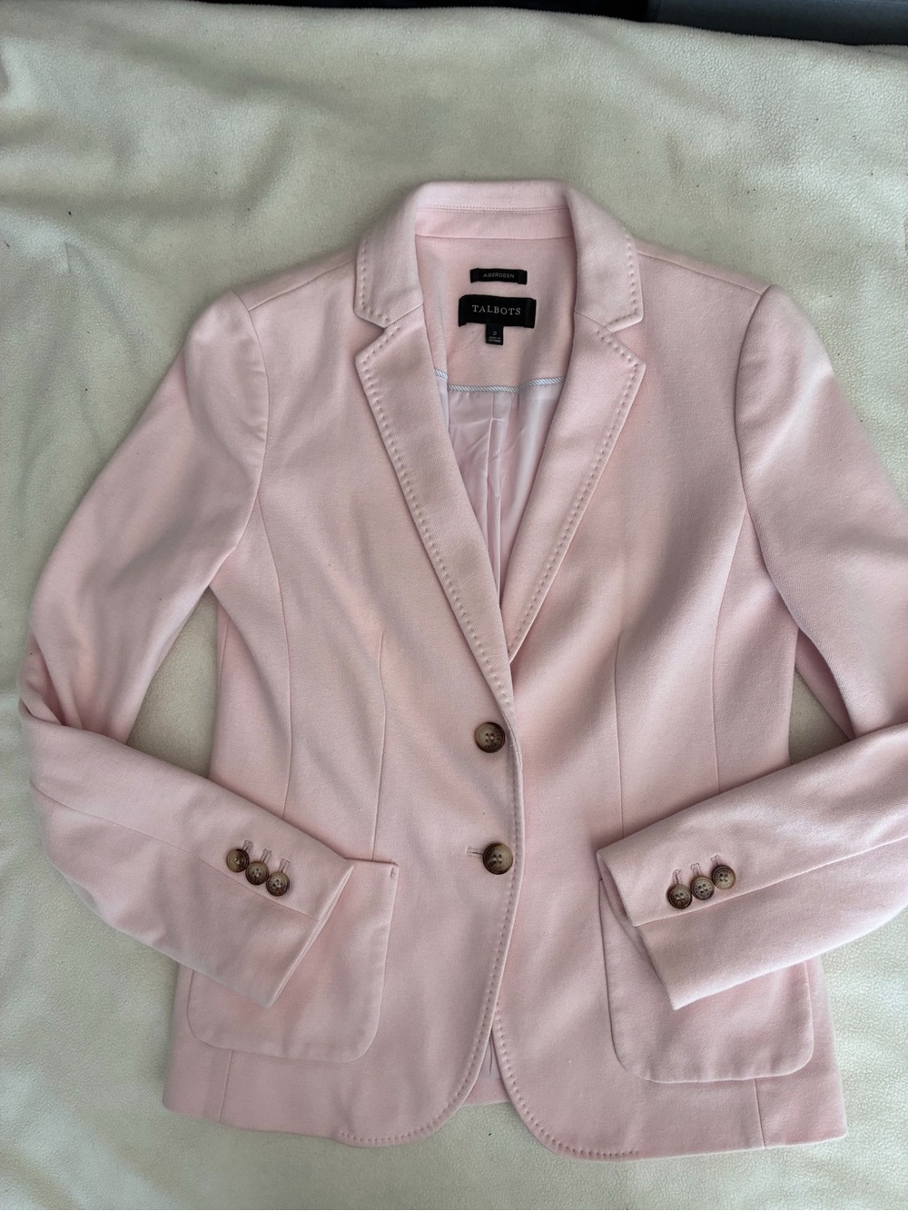 Talbots Aberdeen Women's Light Pink Blazer